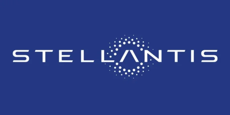 Logo de Stellantis, constructeur automobile mondial et un fournisseur de solutions de mobilité innovantes.